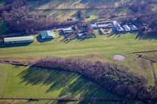 Luftbild von Flugplatz EDRO in Schweighofen im Bundesland Rheinland-Pfalz, Deutschland