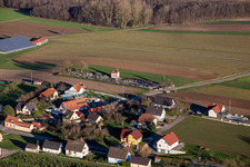 Friedhof an der D244 in Salmbach im Bundesland Bas-Rhin, Frankreich