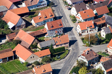 Luftbild von Salmbach im Bundesland Bas-Rhin, Frankreich