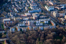 Keltenstraße Dorschbergstr in Wörth am Rhein im Bundesland Rheinland-Pfalz, Deutschland