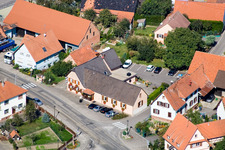 Salmbach im Bundesland Bas-Rhin, Frankreich von oben gesehen