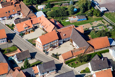 Schleithal im Bundesland Bas-Rhin, Frankreich von oben