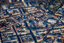 Stephanienstraße zur Orangerie im Ortsteil Innenstadt-West in Karlsruhe im Bundesland Baden-Württemberg, Deutschland