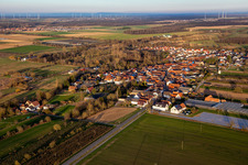 Winden von Westen im Bundesland Rheinland-Pfalz, Deutschland