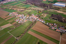 Hergersweiler von Südosten im Bundesland Rheinland-Pfalz, Deutschland