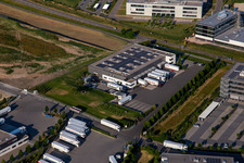 Luftbild von TRANSAC Intern. Speditionsgesellschaft mbH in Rülzheim im Bundesland Rheinland-Pfalz, Deutschland