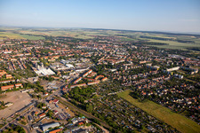 Luftbild von Quedlinburger Landstr in Halberstadt im Bundesland Sachsen-Anhalt, Deutschland