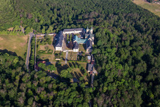 Kloster Huysburg im Ortsteil Röderhof im Bundesland Sachsen-Anhalt, Deutschland von oben