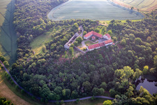 Luftbild von Konradsburg im Ortsteil Ermsleben in Falkenstein im Bundesland Sachsen-Anhalt, Deutschland