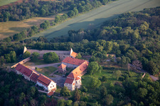 Luftaufnahme von Konradsburg im Ortsteil Ermsleben in Falkenstein im Bundesland Sachsen-Anhalt, Deutschland