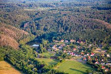 Waldbad Osterteich im Ortsteil Gernrode in Quedlinburg im Bundesland Sachsen-Anhalt, Deutschland