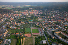 Blankenburg von Westen im Bundesland Sachsen-Anhalt, Deutschland