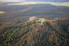 Luftbild von Burg und Festung Regenstein in Blankenburg im Bundesland Sachsen-Anhalt, Deutschland