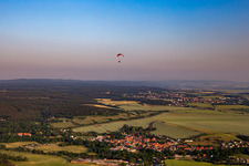 Luftbild von Ortsteil Meisdorf in Falkenstein im Bundesland Sachsen-Anhalt, Deutschland