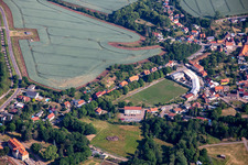 Luftaufnahme von Ortsteil Meisdorf in Falkenstein im Bundesland Sachsen-Anhalt, Deutschland