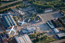 Drohnenaufname von Technik Museum Speyer im Bundesland Rheinland-Pfalz, Deutschland