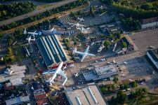 Drohnenbild von Technik Museum Speyer im Bundesland Rheinland-Pfalz, Deutschland