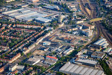 Neckarauer Übergang im Ortsteil Lindenhof in Mannheim im Bundesland Baden-Württemberg, Deutschland