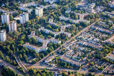 Potsdamer Weg im Ortsteil Vogelstang in Mannheim im Bundesland Baden-Württemberg, Deutschland