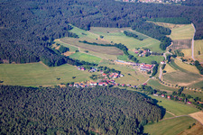 Güttersbach von Osten in Mossautal im Bundesland Hessen, Deutschland