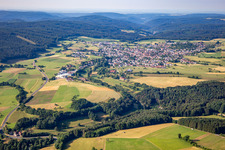 Ortsteil Beerfelden in Oberzent im Bundesland Hessen, Deutschland von oben