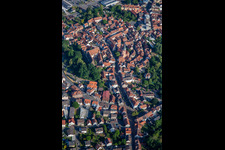Historische Altstadt Braunstraße von S0 in Michelstadt im Bundesland Hessen, Deutschland