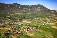 Luftbild von Sempas in Nova Gorica, Slowenien
