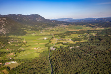 Lijak Tal von Westen in Nova Gorica, Slowenien