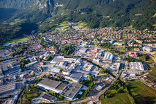 Ajdovščina, Slowenien aus der Luft
