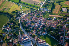 Luftaufnahme von Sempas in Nova Gorica, Slowenien