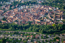 Wissembourg von Norden im Bundesland Bas-Rhin, Frankreich