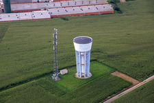 Wasserturm in Wintzenbach im Bundesland Bas-Rhin, Frankreich