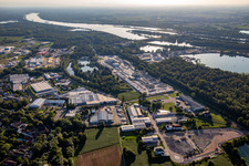 Industriegebiet Im Salmenkopf im Ortsteil Freistett in Rheinau im Bundesland Baden-Württemberg, Deutschland