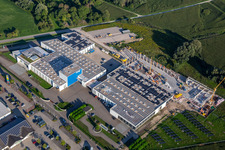 Luftaufnahme von Zimmer Group Am Glockenloch im Ortsteil Freistett in Rheinau im Bundesland Baden-Württemberg, Deutschland