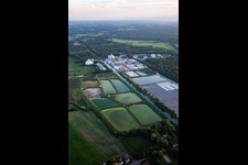 Luftbild von Sucrerie d'ERSTEIN / Cristal Union in Erstein im Bundesland Bas-Rhin, Frankreich
