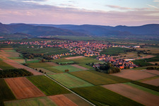 Am Morgen aus Südosten in Epfig im Bundesland Bas-Rhin, Frankreich