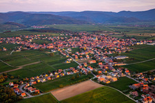 Luftbild von Am Morgen aus Südosten in Epfig im Bundesland Bas-Rhin, Frankreich