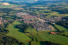 Luftaufnahme von Mertzwiller im Bundesland Bas-Rhin, Frankreich