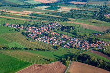 Hegeney von Südosten im Bundesland Bas-Rhin, Frankreich