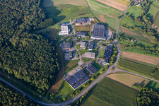 Luftbild von Gewerbegebiet Rue du Tabac in Eschbach im Bundesland Bas-Rhin, Frankreich