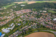 Meisenheim von Westen im Bundesland Rheinland-Pfalz, Deutschland