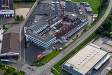 Luftbild von Ulland Baumaschinen Vermietung & Verkauf im ehemaligen Reifen.-Maurer in Meisenheim im Bundesland Rheinland-Pfalz, Deutschland