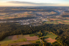 Luftbild von Mühlacker von Norden im Bundesland Baden-Württemberg, Deutschland