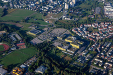 Luftaufnahme von Rems-Murr-Kliniken und  AWO Kinderhaus Zipfelbach in Winnenden im Bundesland Baden-Württemberg, Deutschland