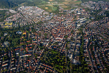Winnenden von Nordosten im Bundesland Baden-Württemberg, Deutschland