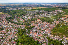 Talheim von Süden im Bundesland Baden-Württemberg, Deutschland