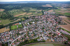 Stetten am Heuchelberg von Norden in Schwaigern im Bundesland Baden-Württemberg, Deutschland