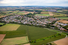 Stebbach von Südwesten in Gemmingen im Bundesland Baden-Württemberg, Deutschland