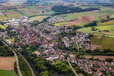 Zaisenhausen von Osten im Bundesland Baden-Württemberg, Deutschland