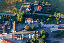 Luftbild von Ferme Schafbusch in Steinseltz im Bundesland Bas-Rhin, Frankreich